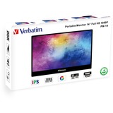 Verbatim 49590 Verbatim PM-14, Monitor LED Nero