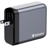 Verbatim GNC-140 Universale Nero, Grigio AC Ricarica rapida Interno, Caricabatterie grigio, Interno, AC, 20 V, Nero, Grigio