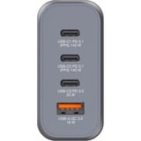 Verbatim GNC-140 Universale Nero, Grigio AC Ricarica rapida Interno, Caricabatterie grigio, Interno, AC, 20 V, Nero, Grigio