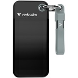 Verbatim Pocket SSD 2 TB USB tipo-C 3.2 Gen 2 (3.1 Gen 2) Nero, Grigio, Disco a stato solido Nero/grigio, 2 TB, USB tipo-C, 3.2 Gen 2 (3.1 Gen 2), 1000 MB/s, 10 Gbit/s, Nero, Grigio