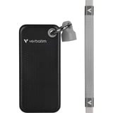 Verbatim Pocket SSD 2 TB USB tipo-C 3.2 Gen 2 (3.1 Gen 2) Nero, Grigio, Disco a stato solido Nero/grigio, 2 TB, USB tipo-C, 3.2 Gen 2 (3.1 Gen 2), 1000 MB/s, 10 Gbit/s, Nero, Grigio