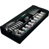 Wera 8100 SC 9 Set di cricchetti Zyklop Speed, pollici, 28 pezzi, Set di strumenti Nero/Verde