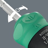 Wera Kraftform Kompakt 25 RA-R con borsa, Set di bit Nero/Verde