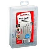 fischer Aiuti pratici, trasloco & ingresso, Tassello grigio chiaro/Rosso