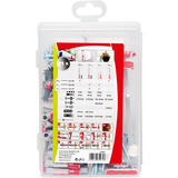 fischer Profi-Box DuoLine + vite, Tassello grigio chiaro/Rosso