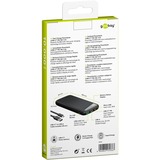 goobay 53936 batteria portatile Polimeri di litio (LiPo) 10000 mAh Nero Nero, 10000 mAh, Polimeri di litio (LiPo), 3,7 V, Nero