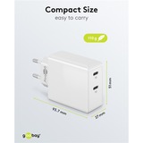 goobay 61758, Caricabatterie bianco