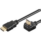 goobay Cavo HDMI ad alta velocità a 90° con Ethernet Nero