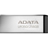 ADATA UR350 unità flash USB 256 GB USB tipo A 3.2 Gen 1 (3.1 Gen 1) Nero, Argento, Chiavetta USB nichel/Nero, 256 GB, USB tipo A, 3.2 Gen 1 (3.1 Gen 1), 100 MB/s, Senza coperchio, Nero, Argento