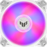 ASUS TUF GAMING TF120 ARGB WHITE EDITION Case per computer Raffreddatore d'aria 12 cm Bianco 1 pz, Ventola bianco/trasparente, Raffreddatore d'aria, 12 cm, 250 Giri/min, 1900 Giri/min, Bianco