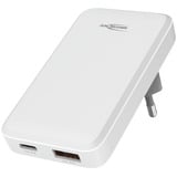 Ansmann Caricatore da parete USB-C 265PD / 3 A / 65 W / 2 porte, Caricabatterie bianco