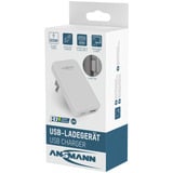 Ansmann Caricatore da parete USB-C 265PD / 3 A / 65 W / 2 porte, Caricabatterie bianco