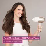 Beurer HC 40 Iconic Pro, Asciugacapelli crema/Oro