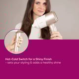 Beurer HC 40 Iconic Pro, Asciugacapelli crema/Oro