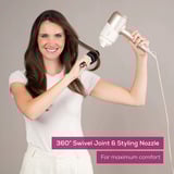 Beurer HC 40 Iconic Pro, Asciugacapelli crema/Oro