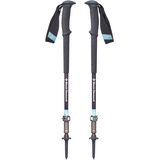 Black Diamond Mountain bastone per trekking Donna Telescopico Nero/Turchese, Donna, Telescopico, Spugna, Carburo, 506 g, 95 cm