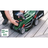 Bosch 37-550 Tagliaerba a spinta Batteria Nero, Verde, Rasaerba verde/Nero, Tagliaerba a spinta, 550 m², 37 cm, 2,5 cm, 7 cm, Lame rotanti