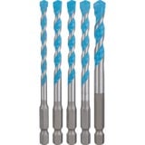 Bosch Expert HEX-9 Punta di trapano per muratura 5 pz, Drill bit set Trapano, Punta di trapano per muratura, Rotazione manuale destra, Cemento, Plastica, Piastrella morbida, Legno dolce, Acciaio, 5 pz, Diameter mm: 5.5 / 6.0 / 6.0 / 7.0 / 8.0 Working length mm: 60 / 60 / 60 / 60 / 50 Total length...