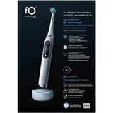 Braun iO Series 10 Adulto Spazzolino rotante-oscillante Bianco, Spazzolino da denti elettrico bianco, Adulto, Spazzolino rotante-oscillante, Cura quotidiana, Pulito profondo, Cura gum, Sensibile, Sbiancante, Bianco, 2 min, Bianco