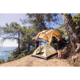 Coleman Darwin 3 Summer, Tenda beige/rosso scuro