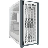 Corsair 5000D AIRFLOW Midi Tower Bianco, Chassis Tower bianco, Midi Tower, PC, Bianco, Plastica, Acciaio, Vetro temperato, Giocare, 17 cm