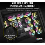 Corsair iCUE LINK QX120 RGB 120mm Ricondizionato, Ventola Nero