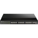 D-Link DIS-700G-28XS switch di rete Gestito L2+ 1U Nero, Interruttore Gestito, L2+, Montaggio rack, 1U