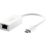 D-Link DUB-E250 scheda di rete e adattatore Ethernet 2500 Mbit/s Cablato, USB tipo-C, Ethernet, 2500 Mbit/s, Bianco