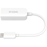 D-Link DUB-E250 scheda di rete e adattatore Ethernet 2500 Mbit/s Cablato, USB tipo-C, Ethernet, 2500 Mbit/s, Bianco