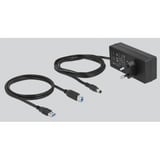 DeLOCK 63669 hub di interfaccia USB 3.2 Gen 1 (3.1 Gen 1) Type-B 5000 Mbit/s Grigio, Hub USB USB 3.2 Gen 1 (3.1 Gen 1) Type-B, USB 3.2 Gen 1 (3.1 Gen 1) Type-A, 5000 Mbit/s, Grigio, Alluminio, 1 m