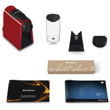 DeLonghi Essenza Mini EN 85.R macchina per caffè Automatica Macchina per caffè a capsule 0,6 L, Macchina a capsula rosso, Macchina per caffè a capsule, 0,6 L, Capsule caffè, 1370 W, Nero, Rosso