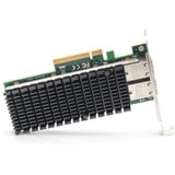 Digitus Ethernet 10 Gigabit a 2 porte, Scheda di rete 