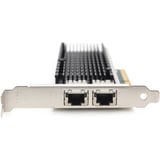 Digitus Ethernet 10 Gigabit a 2 porte, Scheda di rete 