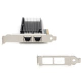 Digitus Ethernet 10 Gigabit a 2 porte, Scheda di rete 