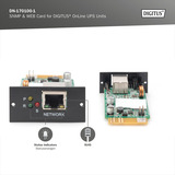 Digitus Scheda SNMP e WEB per sistemi UPS online, Scheda di interfaccia 