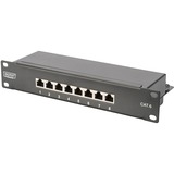 Digitus Set di rete 254 mm (10") Nero, Rack indipendenti, 9U, 30 kg, Lucchetti, Griglie, Nero