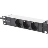 Digitus Set di rete 254 mm (10") Nero, Rack indipendenti, 9U, 30 kg, Lucchetti, Griglie, Nero