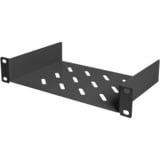Digitus Set di rete 254 mm (10"), IT armadio Nero, Rack indipendenti, 9U, 30 kg, Lucchetti, Griglie, Nero