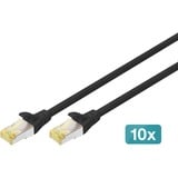 Digitus Set di rete 254 mm (10"), IT armadio Nero, Rack indipendenti, 9U, 30 kg, Lucchetti, Griglie, Nero