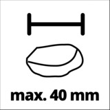 EINHELL GC-DP 9040 N 900 W 22000 l/h rosso/in acciaio inox, 900 W, AC, 22000 l/h, Nero, Rosso, Acciaio inossidabile