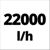 EINHELL GC-DP 9040 N 900 W 22000 l/h rosso/in acciaio inox, 900 W, AC, 22000 l/h, Nero, Rosso, Acciaio inossidabile