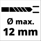 Einhell 2351233 accessorio e ricambio per aspirapolvere Nero, Nero, 80 mm, 150 mm, 180 mm, 90 g, 174 g