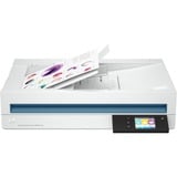HP ScanJet Enterprise Flow N6600 fnw1 Scanner piano 1200 x 1200 DPI A4 Bianco bianco, 216 x 356 mm, 1200 x 1200 DPI, 50 ppm, Scanner piano, Bianco, 7,11 cm (2.8")