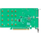 HighPoint SSD7104 controller RAID PCI Express x16 3.0 14 Gbit/s M.2, PCI Express x16, 0, 1, 14 Gbit/s, 920585 h, CE, FCC, RoHS, REACH, WEEE