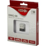Inter-Tech DMG-08 WLAN / Bluetooth 150 Mbit/s, Adattatore Wi-Fi Wireless, USB, WLAN / Bluetooth, Wi-Fi 4 (802.11n), 150 Mbit/s
