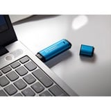 Kingston IronKey Vault Privacy 50 unità flash USB 32 GB USB tipo A 3.2 Gen 1 (3.1 Gen 1) Blu, Chiavetta USB celeste/Nero, 32 GB, USB tipo A, 3.2 Gen 1 (3.1 Gen 1), 250 MB/s, Cuffia, Blu
