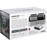 Kingston Workflow Station Cablato USB 3.2 Gen 2 (3.1 Gen 2) Type-C Nero, Argento argento/Nero, Cablato, USB 3.2 Gen 2 (3.1 Gen 2) Type-C, Nero, Argento, Cina, dC, Windows 10, Windows 10 Education, Windows 10 Education x64, Windows 10 Enterprise, Windows 10...