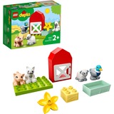 LEGO DUPLO Gli animali della fattoria, Giochi di costruzione Set da costruzione, 2 anno/i, Plastica, 11 pz, 187 g