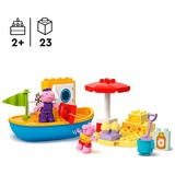 LEGO DUPLO Viaggio in barca di Peppa Pig, Giochi di costruzione Set da costruzione, 2 anno/i, Plastica, 23 pz, 442 g