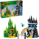 LEGO Wicked 75689 Città di Smeraldo e Castello Kiamo Ko, Giocattolo con Mini Bamboline di Elphaba e Glinda, Scimmia, Accessori, Giochi di costruzione Giocattolo con Mini Bamboline di Elphaba e Glinda, Scimmia, Accessori, Set da costruzione, 9 anno/i, Plastica, 860 pz, 955 g